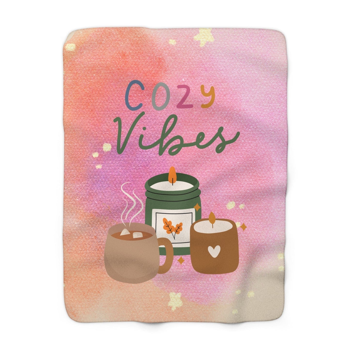 Cozy Vibes Sherpa Fleece Blanket