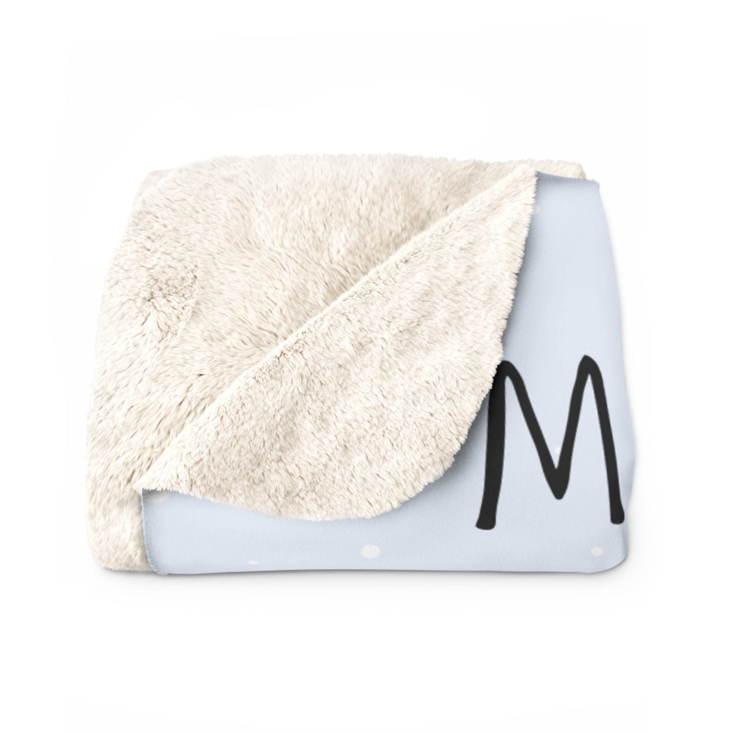 My Happy Place Coffee Shop Sherpa Fleece Blanket