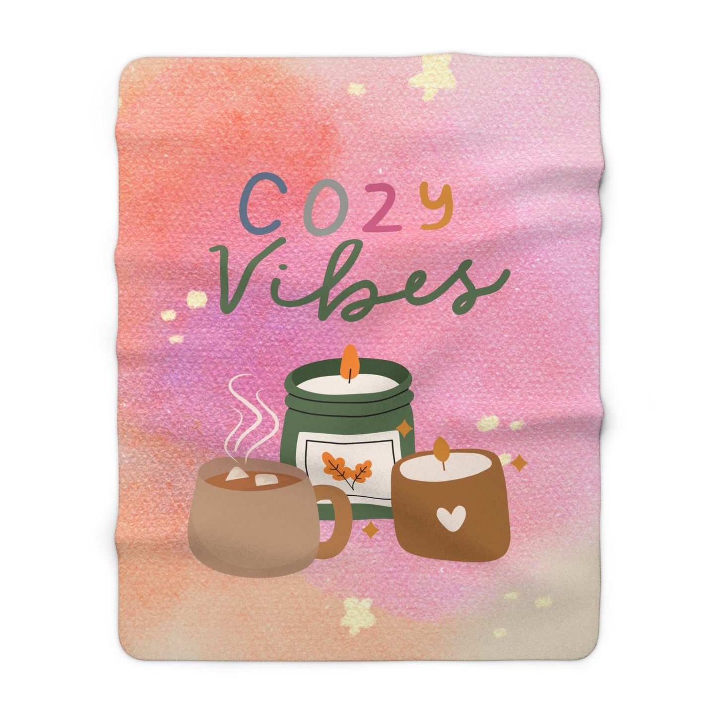 Cozy Vibes Sherpa Fleece Blanket