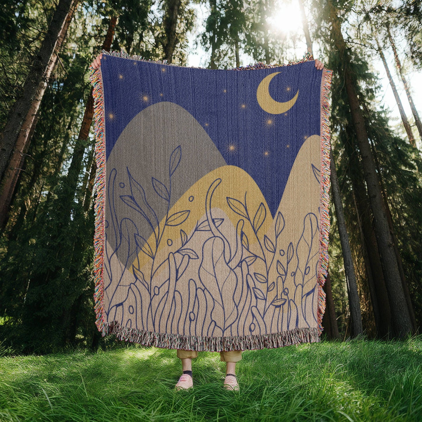 Mountain Dreams Woven Blanket