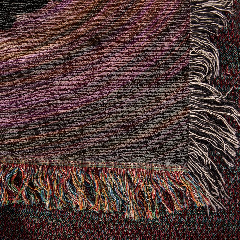 Meditate Garden Woven Blanket